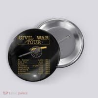 Civil War Civil War Reenactment Button thumb 0