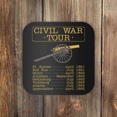 Civil War Civil War Reenactment Coaster