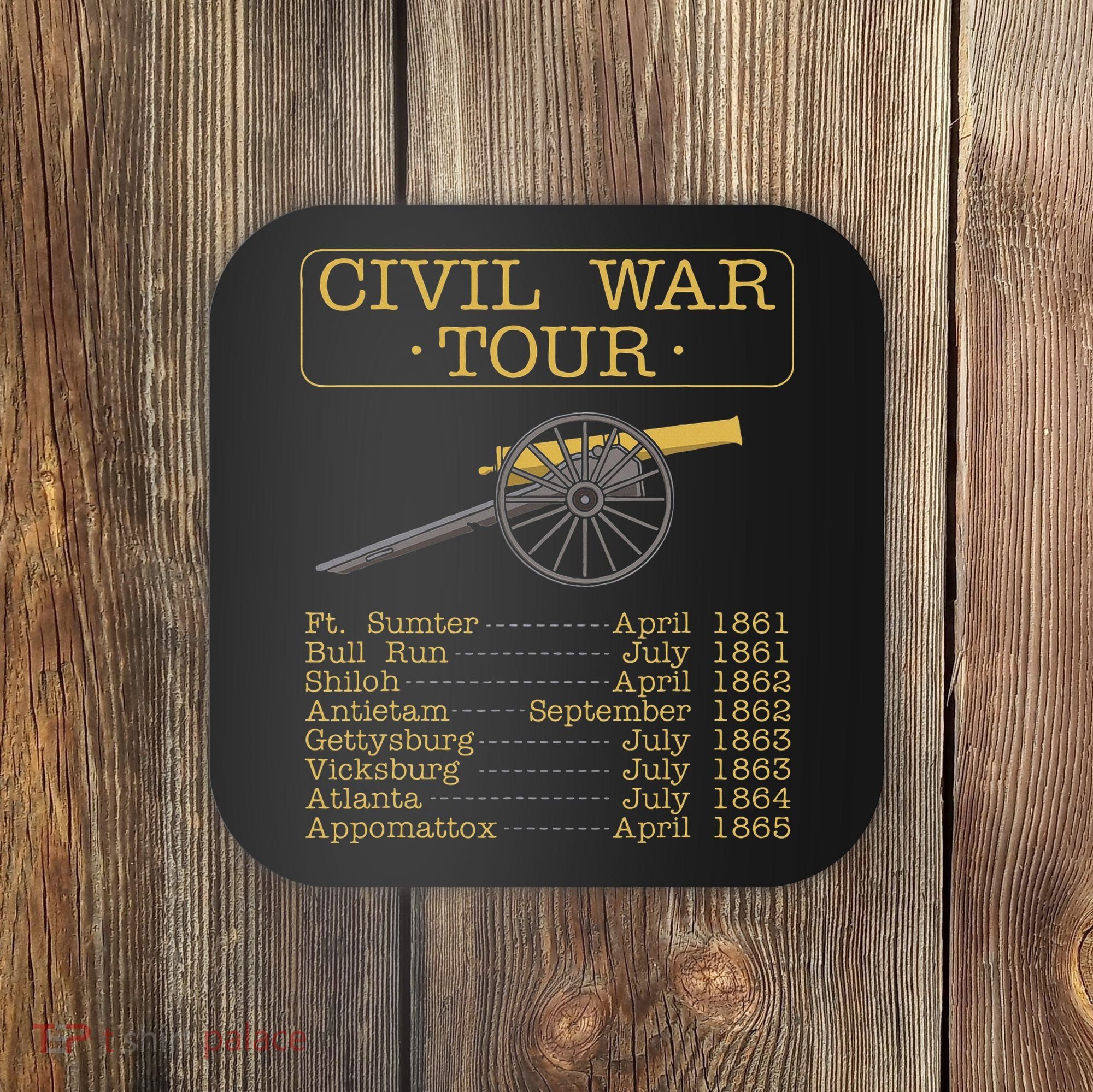 Civil War Civil War Reenactment Coaster