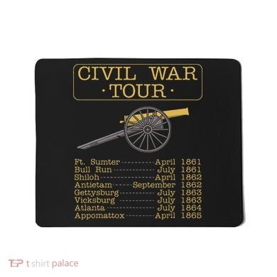 Civil War Civil War Reenactment Mousepad