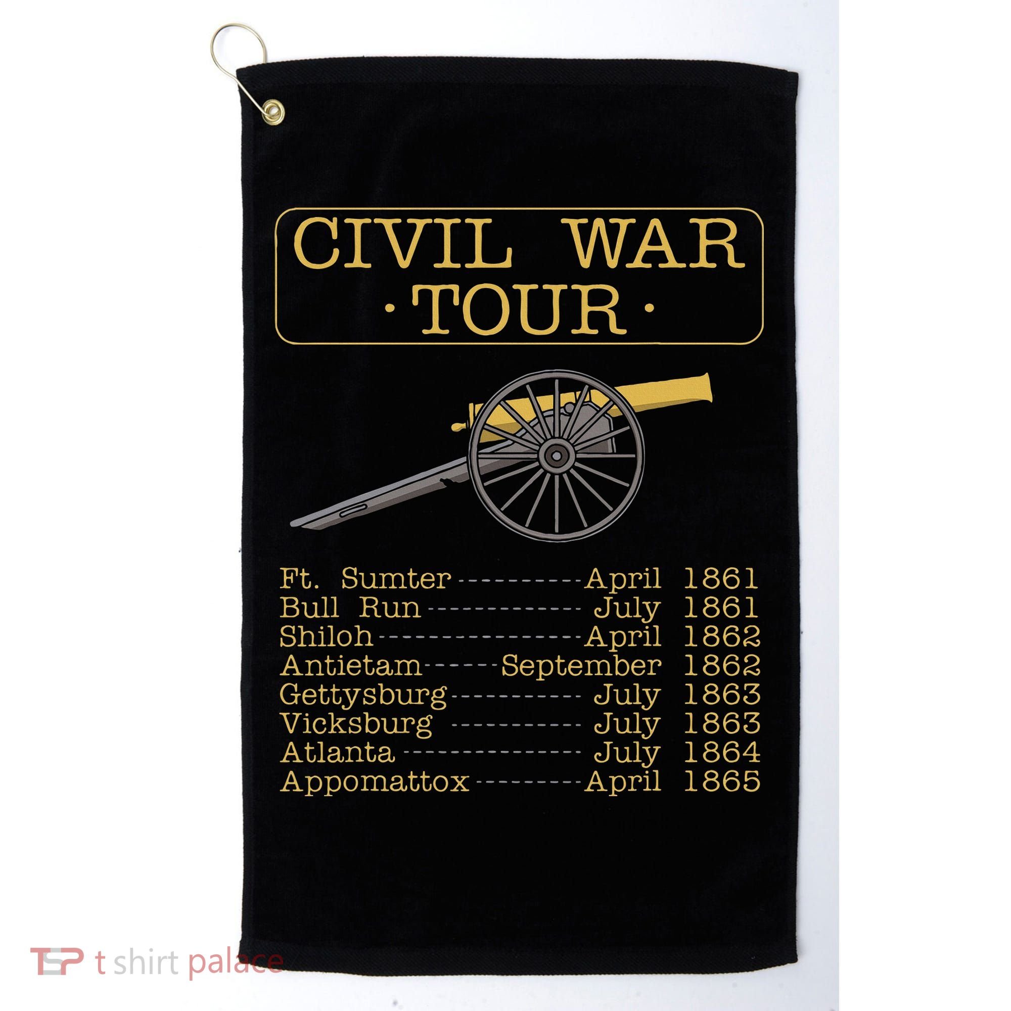 Civil War Civil War Reenactment Golf Towel