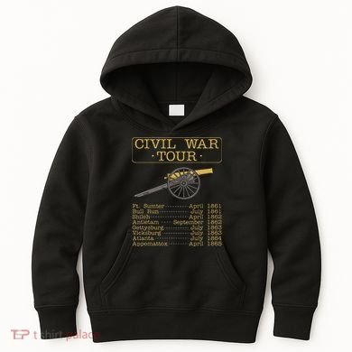 Civil War Civil War Reenactment Kids Hoodie