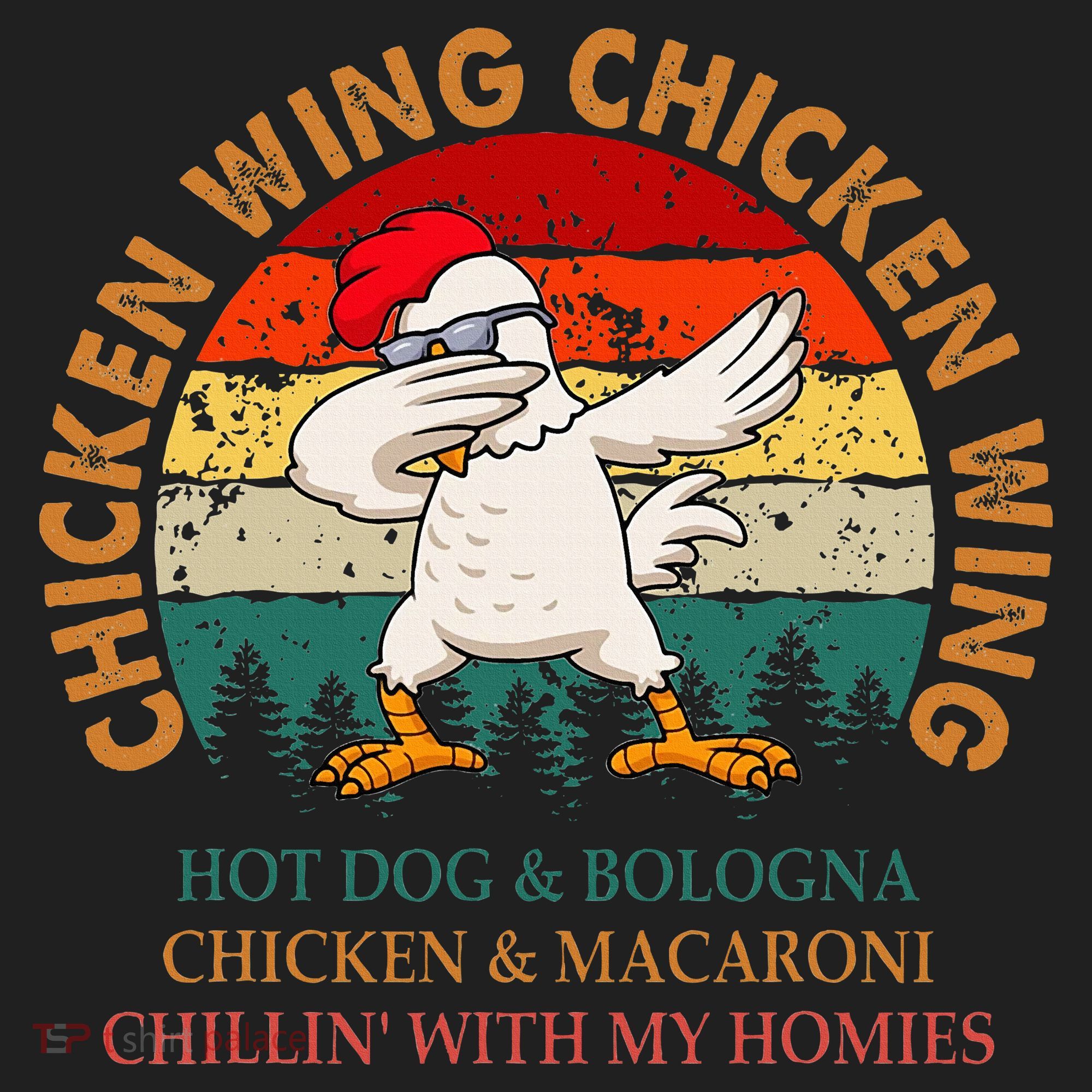 Chicken Wing Chicken Wing Hot Dog Bologna Macaroni Women's Sweatshirt