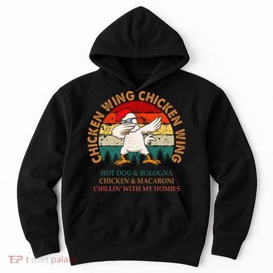 Chicken Wing Chicken Wing Hot Dog Bologna Macaroni Hoodie