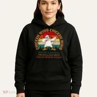 Chicken Wing Chicken Wing Hot Dog Bologna Macaroni Hoodie thumb 5