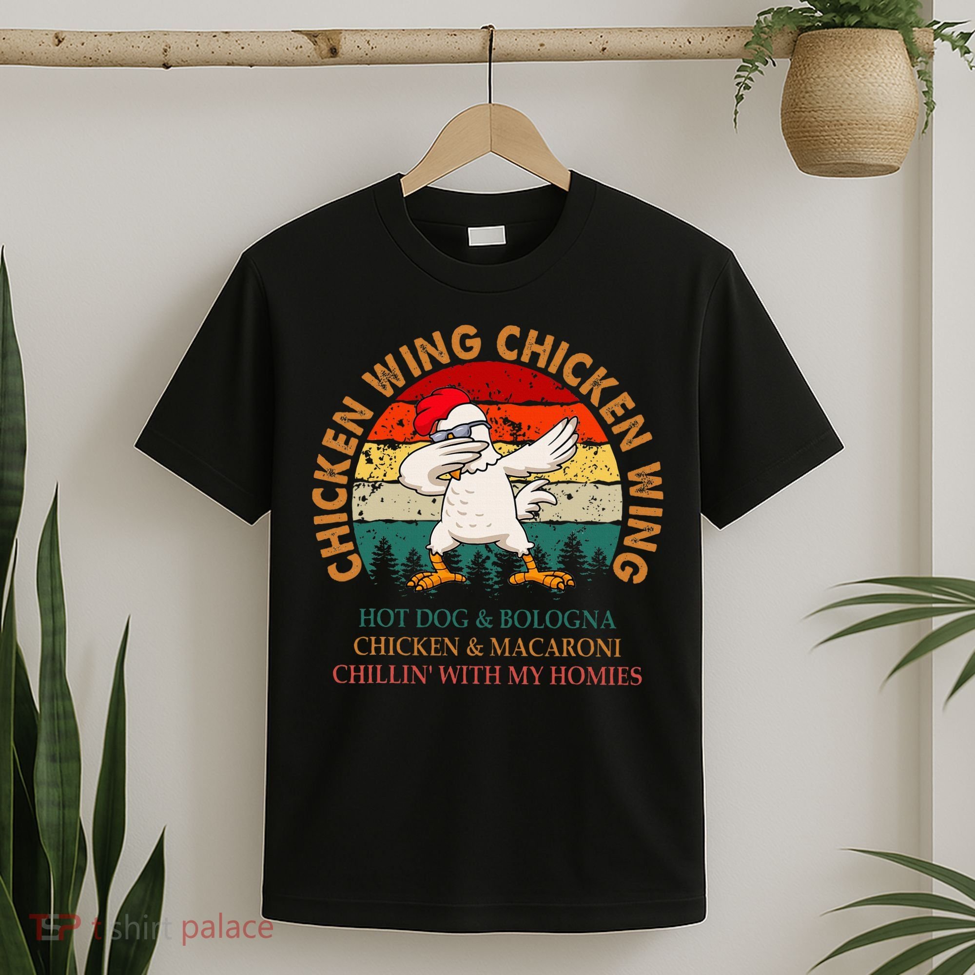 Chicken Wing Chicken Wing Hot Dog Bologna Macaroni T-Shirt