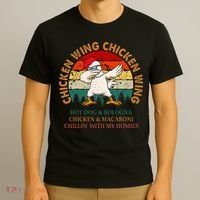Chicken Wing Chicken Wing Hot Dog Bologna Macaroni T-Shirt thumb 3