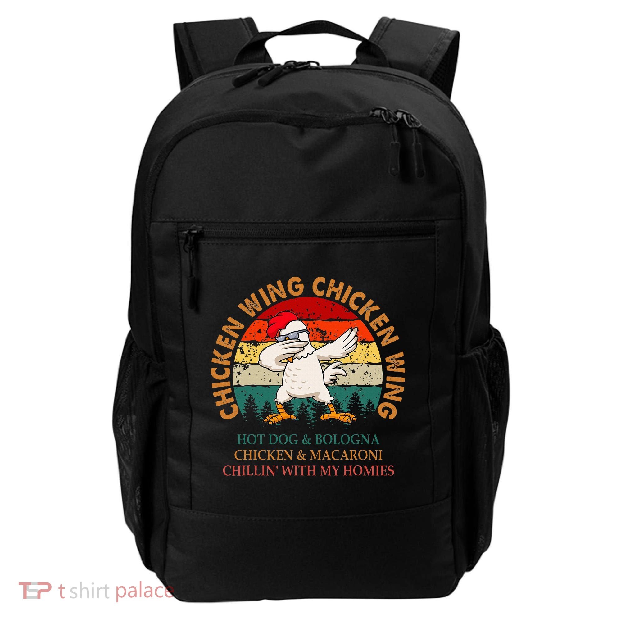Chicken Wing Chicken Wing Hot Dog Bologna Macaroni Backpack