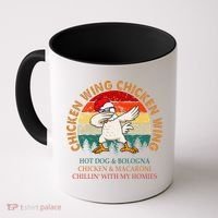 Chicken Wing Chicken Wing Hot Dog Bologna Macaroni Coffee Mug thumb 0