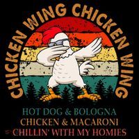Chicken Wing Chicken Wing Hot Dog Bologna Macaroni Ornament thumb 1