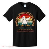 Chicken Wing Chicken Wing Hot Dog Bologna Macaroni Kids T-Shirt thumb 0