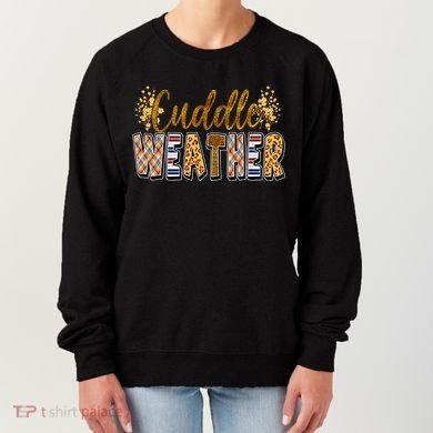 Cuddle Weather Cute Fall Pattern Women's Sweatshirt