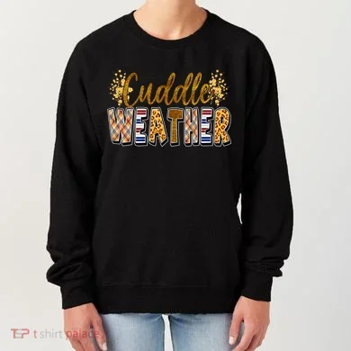 Cuddle Weather Cute Fall Pattern Women's Sweatshirt