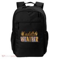 Cuddle Weather Cute Fall Pattern Backpack thumb 0