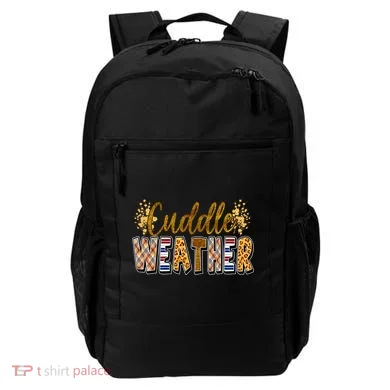 Cuddle Weather Cute Fall Pattern Backpack