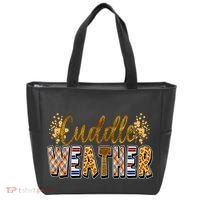 Cuddle Weather Cute Fall Pattern Tote Bag thumb 0