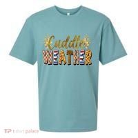 Cuddle Weather Cute Fall Pattern Sueded Cloud Jersey T-Shirt thumb 0