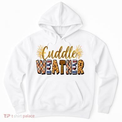 Cuddle Weather Cute Fall Pattern Hoodie