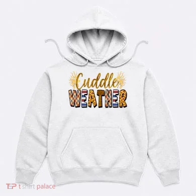 Cuddle Weather Cute Fall Pattern Hoodie