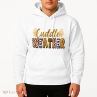 Cuddle Weather Cute Fall Pattern Hoodie thumb 2