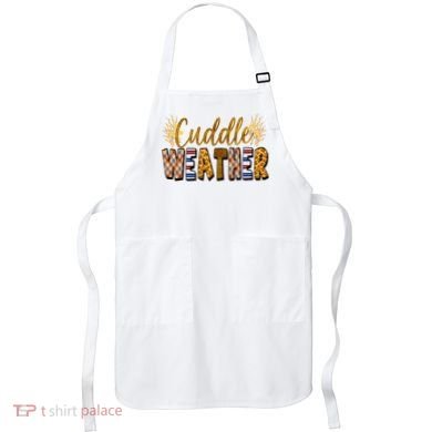 Cuddle Weather Cute Fall Pattern Apron