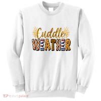 Cuddle Weather Cute Fall Pattern Sweatshirt thumb 0