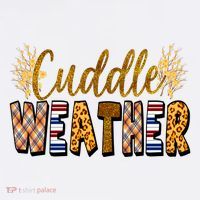 Cuddle Weather Cute Fall Pattern T-Shirt thumb 7