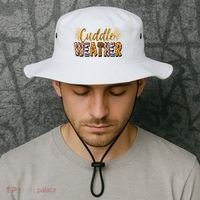 Cuddle Weather Cute Fall Pattern Bucket Hat thumb 2
