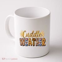 Cuddle Weather Cute Fall Pattern Coffee Mug thumb 0