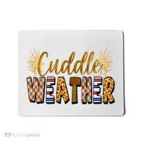 Cuddle Weather Cute Fall Pattern Mousepad thumb 0