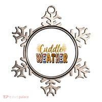 Cuddle Weather Cute Fall Pattern Ornament thumb 0