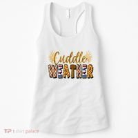 Cuddle Weather Cute Fall Pattern Women's Tank Top thumb 0