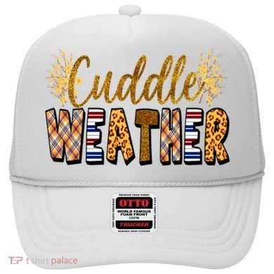 Cuddle Weather Cute Fall Pattern Hat
