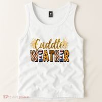 Cuddle Weather Cute Fall Pattern Tank Top thumb 2