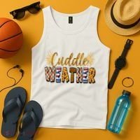Cuddle Weather Cute Fall Pattern Tank Top thumb 4