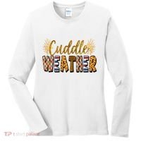 Cuddle Weather Cute Fall Pattern Women's Long Sleeve Shirt thumb 0