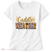Cuddle Weather Cute Fall Pattern Women's T-Shirt thumb 0