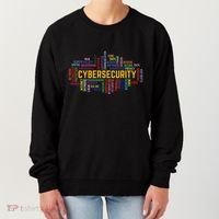 Cybersecurity Word Cloud Cyber Security Gift Cybersecurity Women's Sweatshirt thumb 0