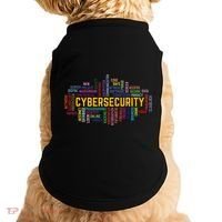 Cybersecurity Word Cloud Cyber Security Gift Cybersecurity Doggie Tank thumb 0