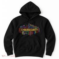 Cybersecurity Word Cloud Cyber Security Gift Cybersecurity Hoodie thumb 0