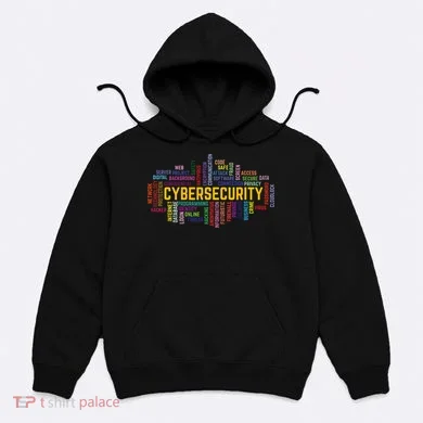 Cybersecurity Word Cloud Cyber Security Gift Cybersecurity Hoodie