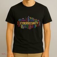 Cybersecurity Word Cloud Cyber Security Gift Cybersecurity T-Shirt thumb 3