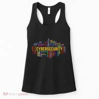 Cybersecurity Word Cloud Cyber Security Gift Cybersecurity Women's Tank Top thumb 0