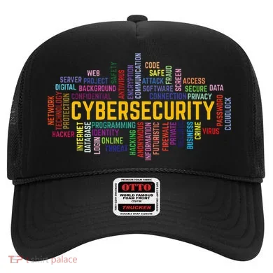 Cybersecurity Word Cloud Cyber Security Gift Cybersecurity Hat