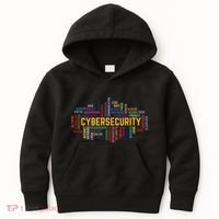 Cybersecurity Word Cloud Cyber Security Gift Cybersecurity Kids Hoodie thumb 0