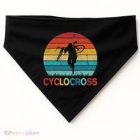 Cyclocross With Cyclocross Bicycle USA-Made Doggie Bandana thumb 0