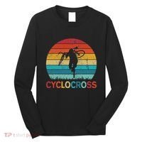 Cyclocross With Cyclocross Bicycle Long Sleeve Shirt thumb 0
