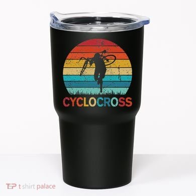 Cyclocross With Cyclocross Bicycle Tumbler