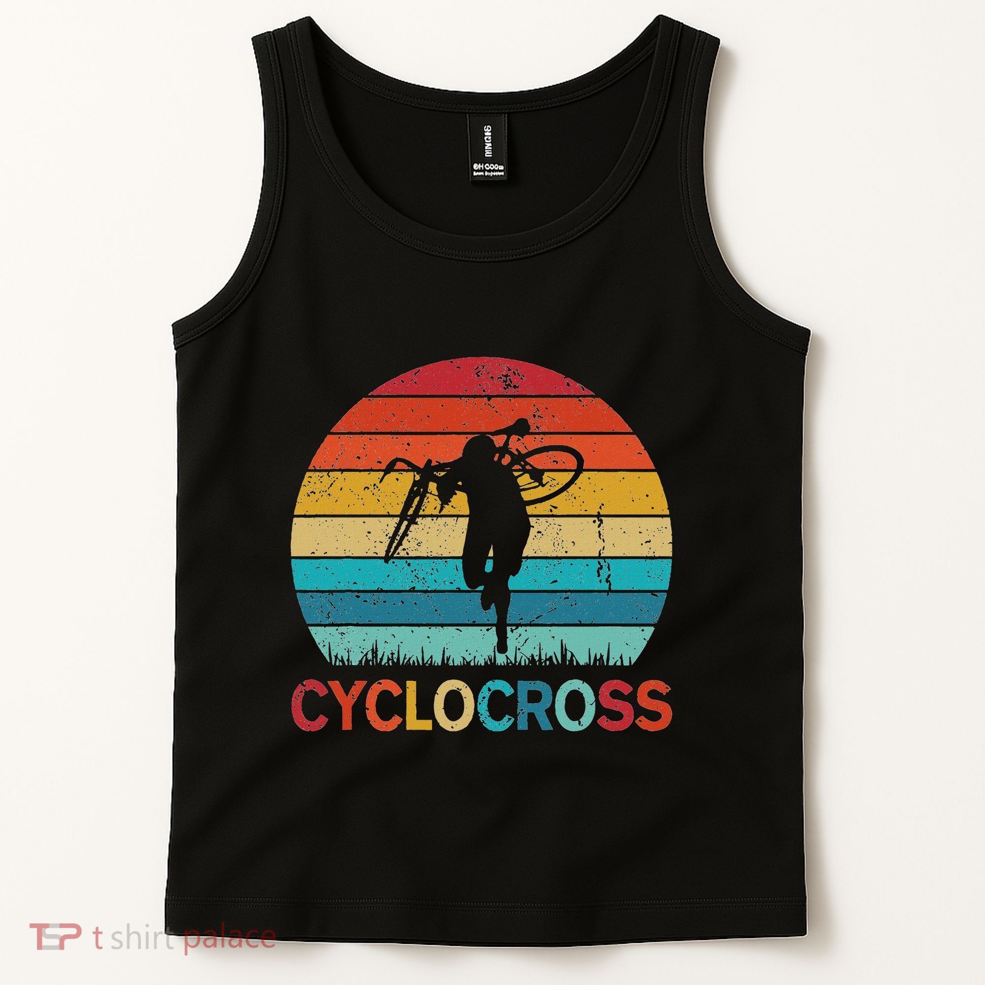 Cyclocross With Cyclocross Bicycle Tank Top