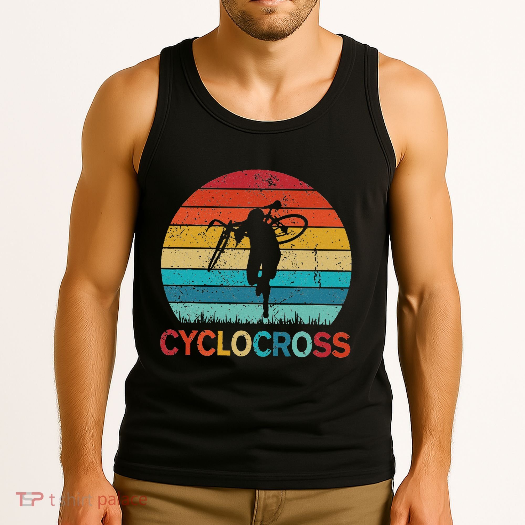 Cyclocross With Cyclocross Bicycle Tank Top